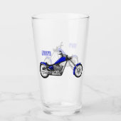 Verre Illustration de la moto à hélico (Devant)