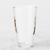 Verre Illustration de l'aigle à faucon de Javan (Gauche)