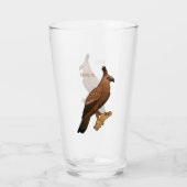 Verre Illustration de l'aigle à faucon de Javan (Devant)