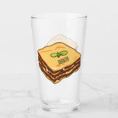 Verre Illustration de Lasagna (Devant)