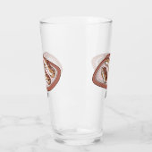 Verre Illustration de l'éclair de chocolat (Gauche)