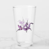 Verre Illustration de l'orchidée mante (Dos)