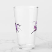 Verre Illustration de l'orchidée mante (Gauche)