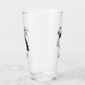 Verre Illustration de macareux de l'Atlantique (Gauche)