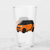 Verre Illustration de micro-voiture (Dos)