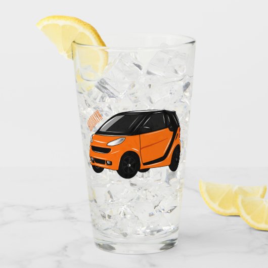 Verre Illustration de micro-voiture (Devant glace)