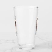Verre Illustration de milk-shake au chocolat (Gauche)