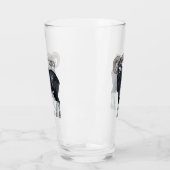 Verre Illustration de mouflon, mouton (Gauche)
