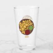 Verre Illustration de Nachos (Dos)