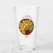 Verre Illustration de Nachos (Devant)