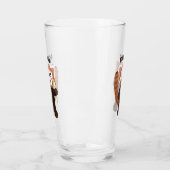 Verre Illustration de panda rouge mignon (Gauche)