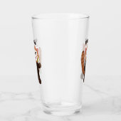 Verre Illustration de panda rouge mignon (Droite)