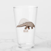 Verre Illustration de Pangolin (Devant)