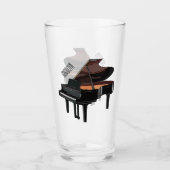 Verre Illustration de piano (Devant)