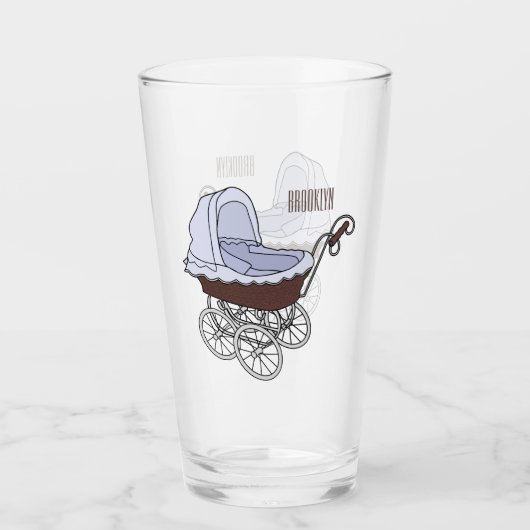 Verre Illustration de poussette (Devant)