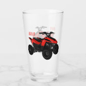 Verre Illustration de Quad bike atv (Dos)