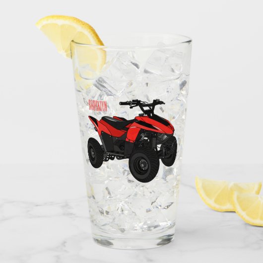 Verre Illustration de Quad bike atv (Devant glace)