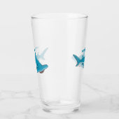 Verre Illustration de requin marteau (Droite)