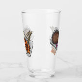Verre Illustration de Satay (Gauche)