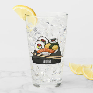 Verre Illustration de sushi