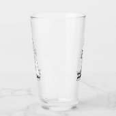 Verre Illustration de voilier (Gauche)