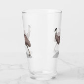 Verre Illustration d'Emu bird (Gauche)