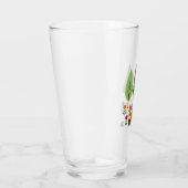 Verre Illustration des fleurs de renards de style scandi (Droite)