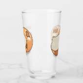 Verre Illustration d'oignon (Gauche)