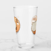 Verre Illustration d'oignon (Droite)