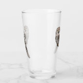 Verre Illustration d'oiseau de Tawny frogmouth (Gauche)