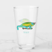Verre Illustration du caméléon de Jackson (Dos)