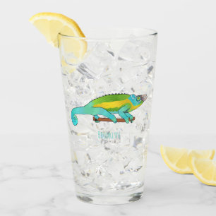 Verre Illustration du caméléon de Jackson