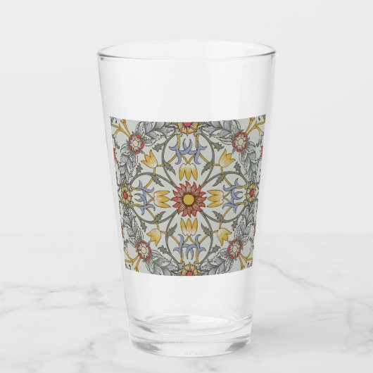 Verre Illustration du cercle floral William Morris (Devant)