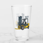 Verre Illustration du chariot élévateur (Dos)