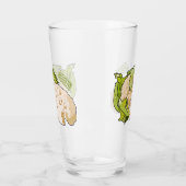 Verre Illustration du chou-fleur (Gauche)