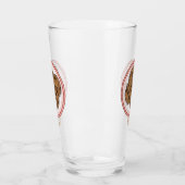 Verre Illustration du cookie de puce à chocolat (Gauche)