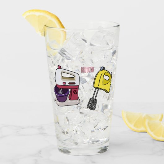 Verre Illustration du mixer (Devant glace)