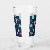 Verre Illustration du Motif spatial (Gauche)