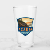Illustration du parc national Acadia Insigne rétro