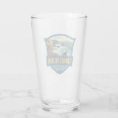 Verre Illustration du parc national des îles Channel (Dos)