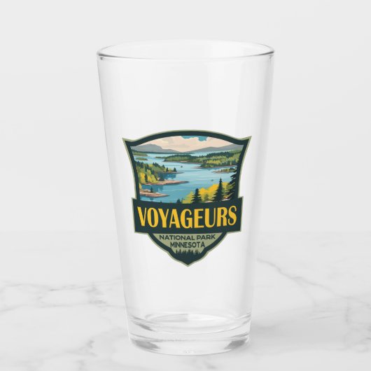 Verre Illustration du parc national des Voyageurs Insign (Devant)