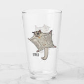 Verre Illustration du planeur à sucre (Dos)