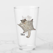 Verre Illustration du planeur à sucre (Devant)