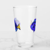Verre Illustration du poisson de la cuve bleue (Gauche)