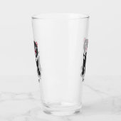Verre Illustration d'un diable de Tasmanie affamé (Gauche)