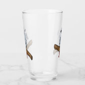 Verre Illustration d'un perroquet gris en Afrique (Gauche)