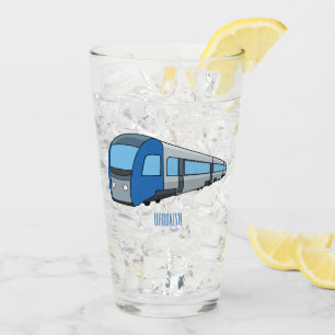 Verre Illustration d'un train électrique