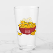 Verre Illustration d'une puce de pomme de terre (Dos)