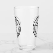 Verre Illustration fraîche de vache à ferme de ferme (Gauche)