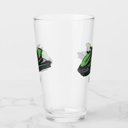 Verre Illustration Jet ski (Droite)
